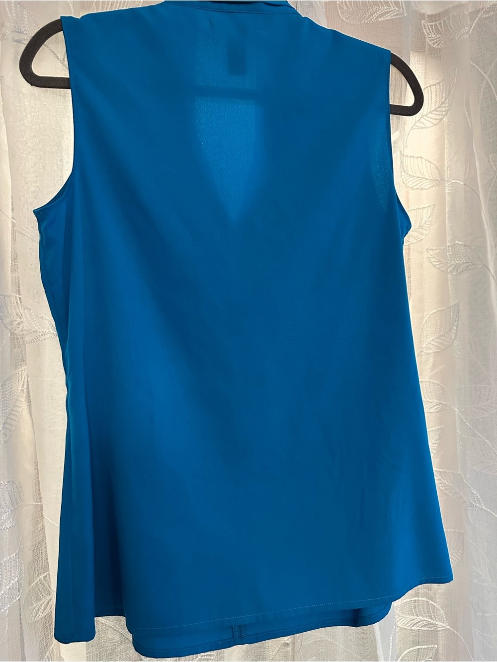 Banana Republic Teal Ruffle Sleeveless Camisole - Picture 6 of 6